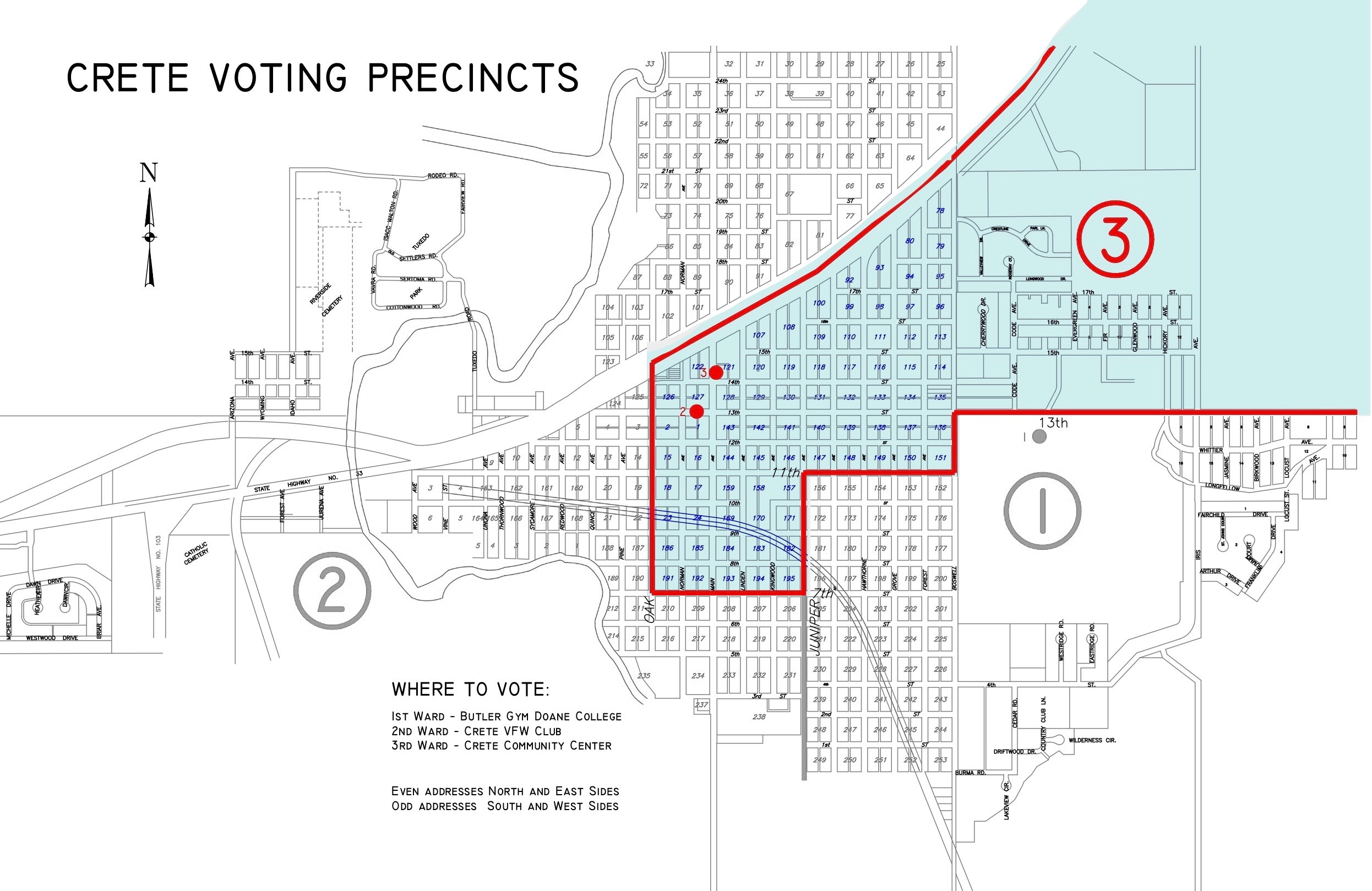 City of Crete Nebraska City Council Ward III