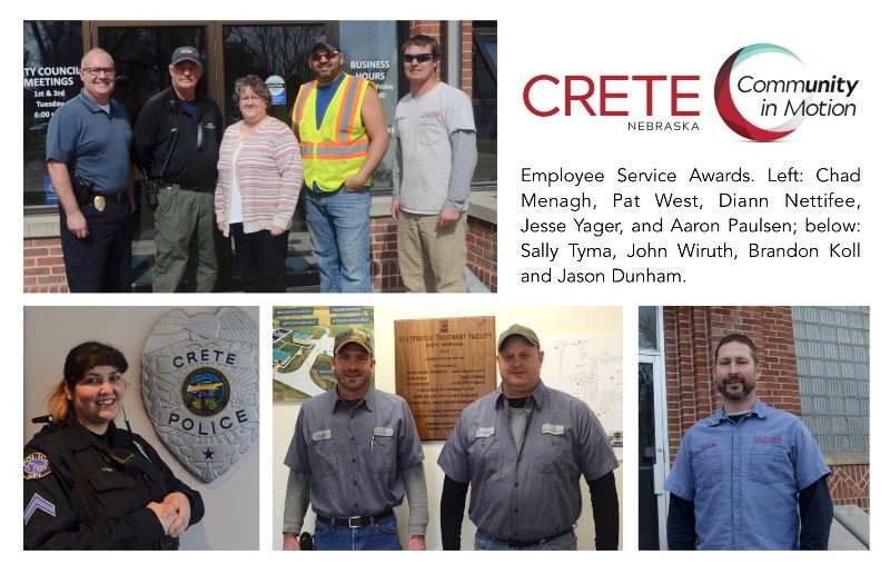 City of Crete Nebraska Service Awards