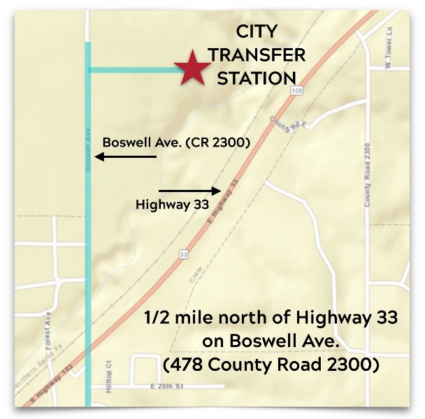 transfer station map