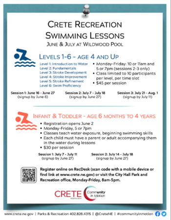 swimming lessons