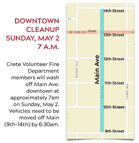 downtown cleanup map