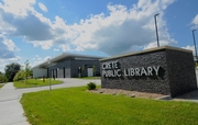 library entrance