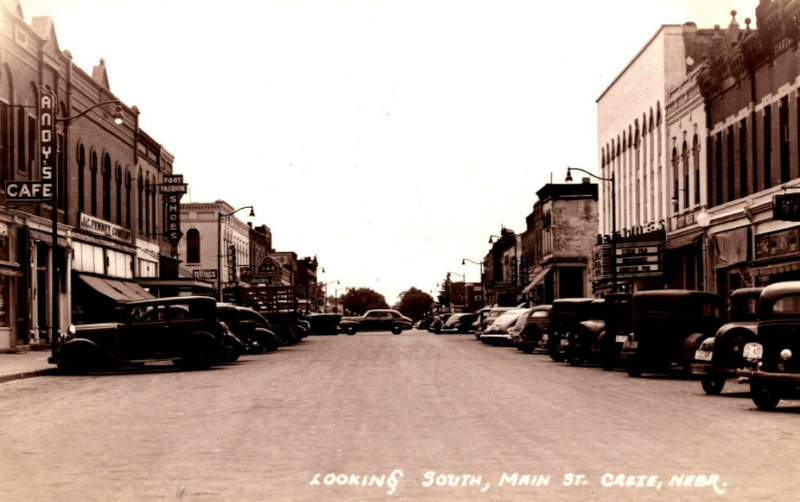 Historic Main Avenue, Crete, NE.