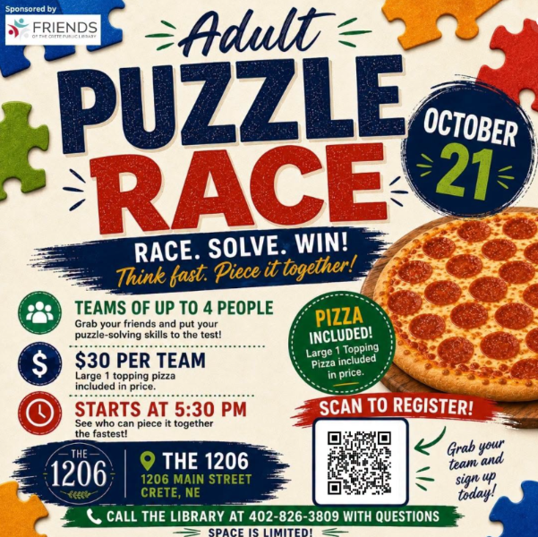 adult puzzle race event graphic