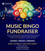 music bingo fundraiser graphic